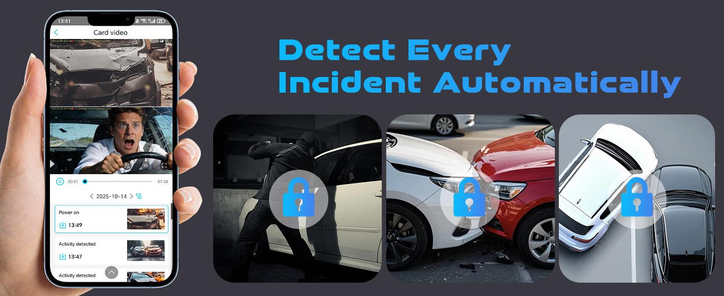 UBoxPro 4G LTE Dash Camera with Remote View Dual 2K Front Inside Cam GPS Tracking Radar Detection G Sensor OBD Power 24/7 Parking Mode UBoxPro App Control