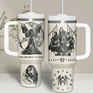 Band Music Tour 20oz 40oz Tumbler With Handle, Lover Sleep Token Tumbler Gift For Fan, Hot Cold Drink Cup, Gift Birthday