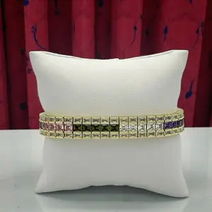 B9 Multicolor Bracelet - Gold Plated 14k