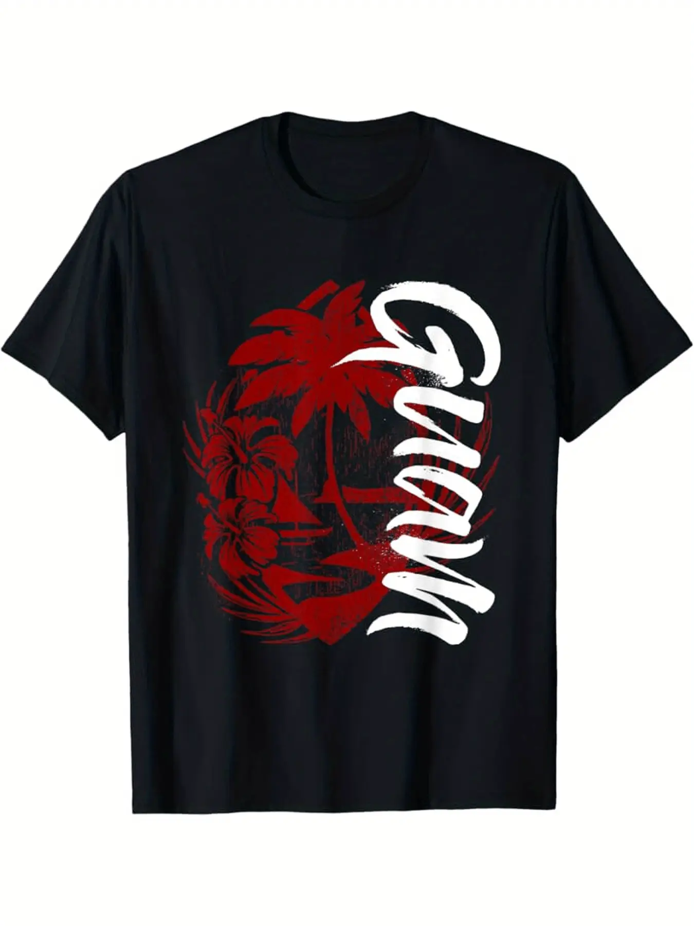 Men's Guam Seal Islander Chamorro T-Shirt - Black