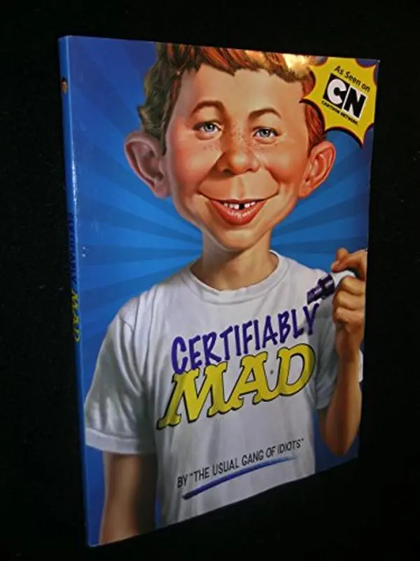 Certifiably Mad - Used Paperback Book by Mad Magazine's Usual Gang of Idiots, English Language - For Books Collecting & Magazine Collectors