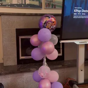 2 Sets of Adjustable Transparent Balloon Stands - Reusable Balloon Accessories for Weddings, Parties, etc. - Perfect for Engagements, Graduations, Birthdays, and Anniversaries - Balloon Arch Kit