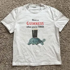 Funny “Have a Guinness When You’re Tired” Turtle Graphic T-Shirt, Casual Humor Tee for Everyday Wear, crewneck, unisex shirt, gift for him for her, summer vibe
