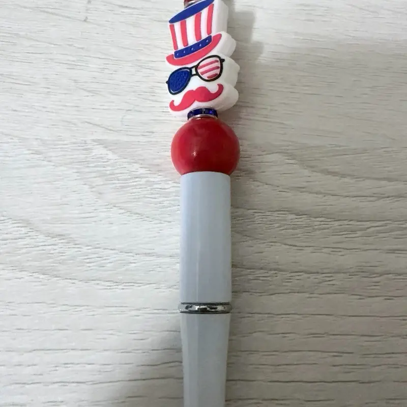 Patriotic Pens with American Flag Design and Stars and Stripes Accents for Celebratory Writing