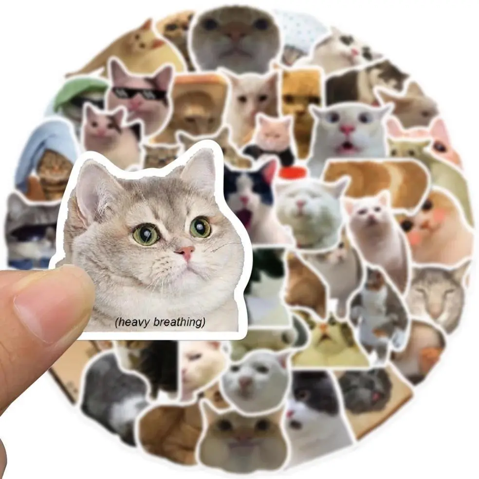 (1 Piece) Dog Cat Stickers, Funny Sticker, Gift For Dog Cat Lovers, Gift For Her, Gift For Him, Cute Add-on