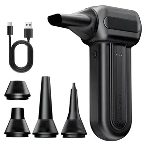 Cordless Compressed Air Duster – Super Power Mini Blower, 3-Speed Adjustable, Rechargeable Air Duster for Computer, Keyboard, Car & Outdoor Cleaning (MF60/ MF100 / MF200)