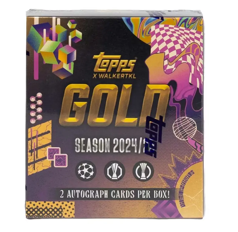 2024/25 Topps Gold UEFA Club Competitions Soccer Hobby Box
