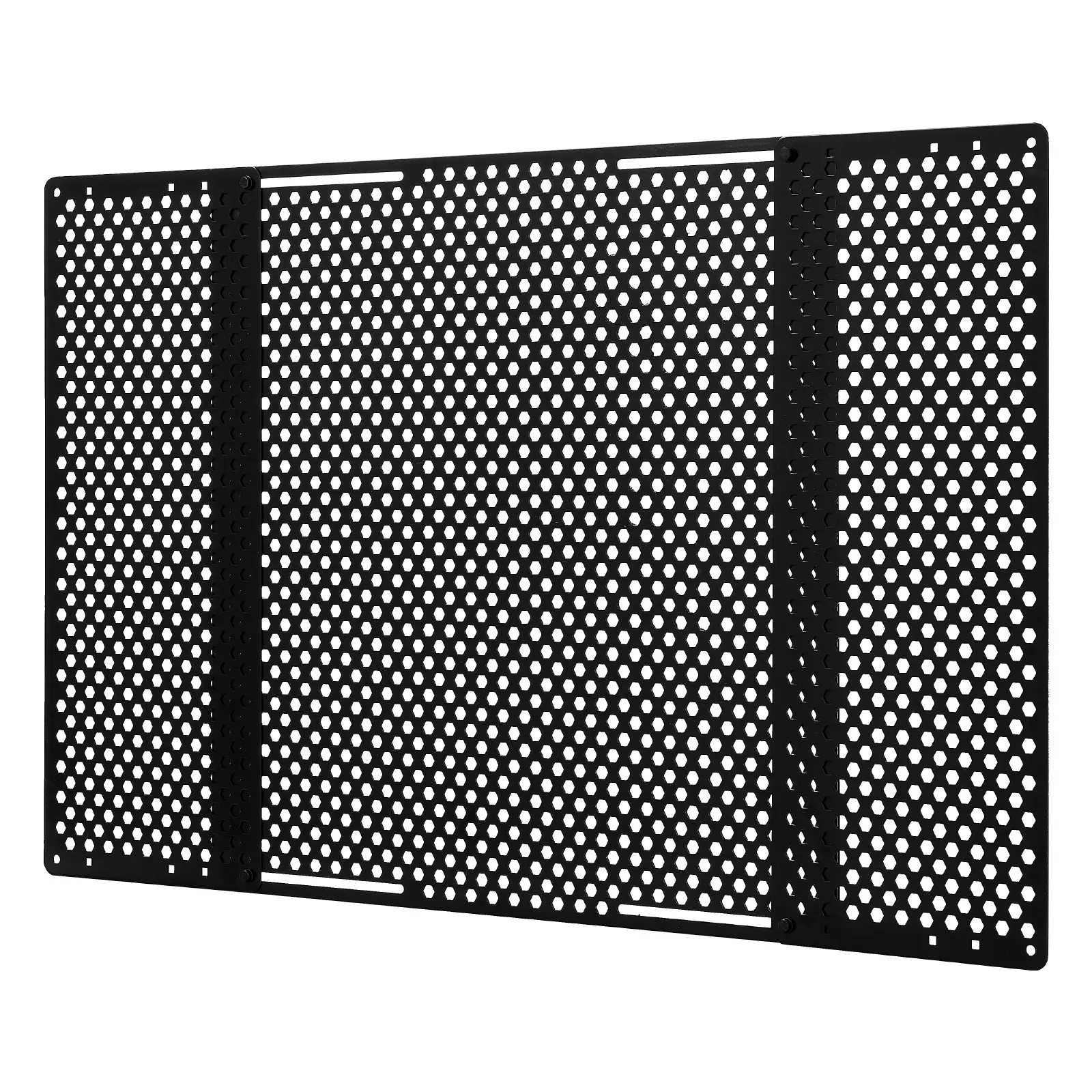 VEVOR Iron RV Screen Door Protector, 22-31.5 in Adjustable Grille, Breathable Honeycomb Mesh, Pre-Drilled Holes Speed Setup, Reinforced, 31.5x20x0.42 in, Security & Pet Protection for RV Doors, Patios, Entryways, Black, 6.83 Lbs, Breathable Mesh