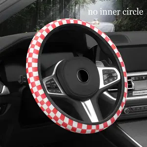 Car Steering Wheel Cover, Breathable Non-slip Car Steering Wheel Decorative Cover, Universal Automotive Car Interior Accessories for Women & Men