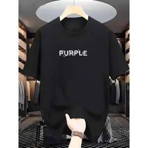 Men'S Short-Sleeve Trendy Fashion Pullover Top, a Stylish Basic Tee for Men.