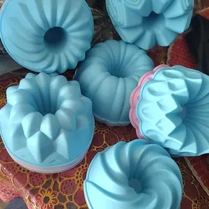 71/46/25 Pieces, Silicone Bakeware Set, Non-Stick Kitchen Oven Baking Pans, Silicone Cake Molds with Cake Pan, Chiffon Cake Pan, Donut Pan, Charlotte Cake Pan, Square Cake Pan and Loaf Panilicone .Dishwasher safe,Easter Gifts. Birthday Fluted  Cake Pan