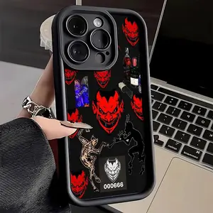 Makabelico chost cartel del norte Pattern TPU mobile phone case applicable for iPhone 17 16 15 14 13 12 11 Pro Air Plus ProMax and Samsung Galaxy S26 Plus Ultra S25 S24 S23 S22 anti drop and phone case