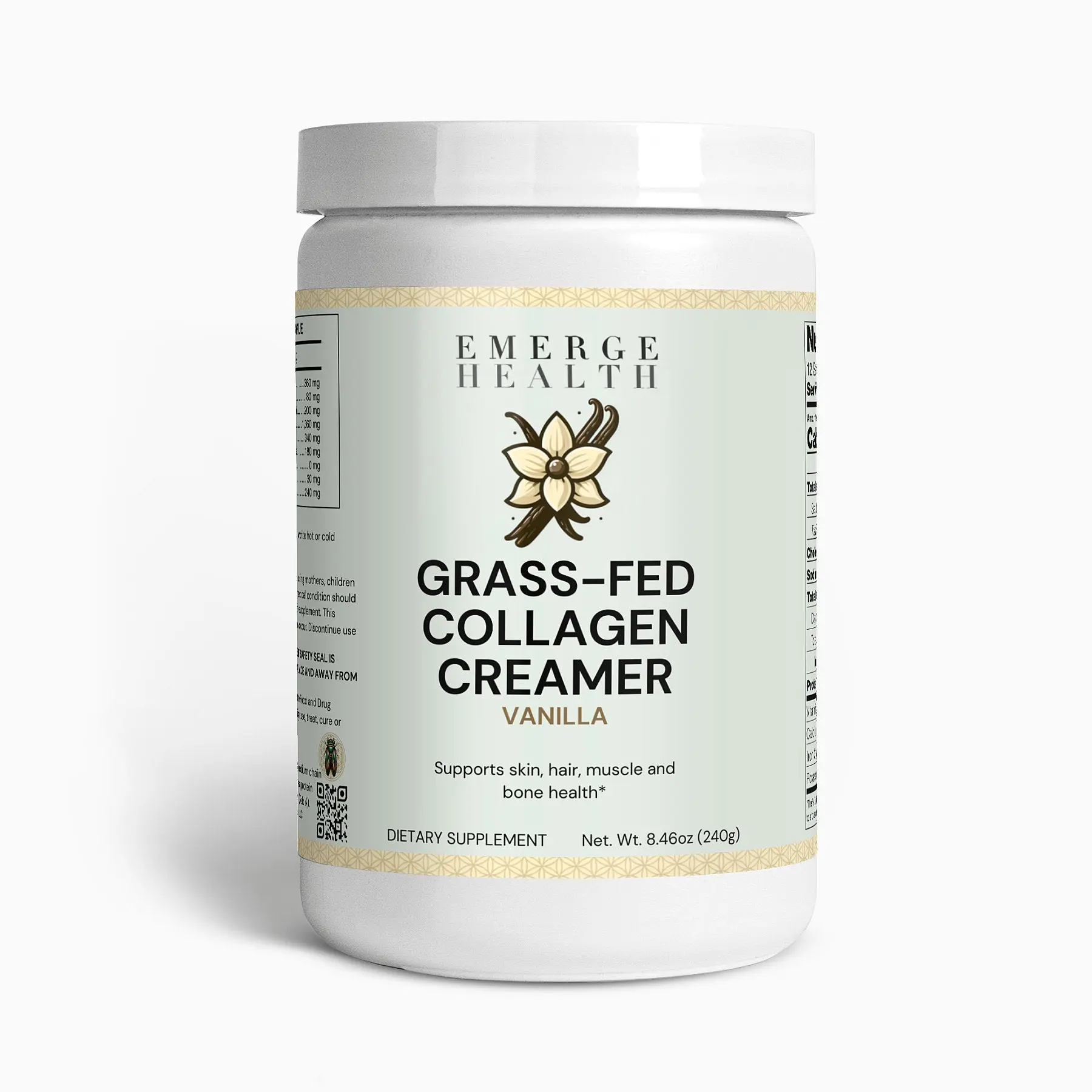 Grass-Fed Collagen Creamer (Vanilla)