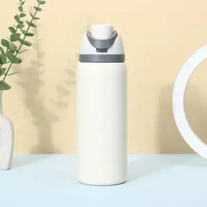 304 Stainless Steel Insulated Water Bottle Large Capacity Non-Slip Lid Fruit Cup Disposable Home Portable Drinkware Vacuum Insulated Flask