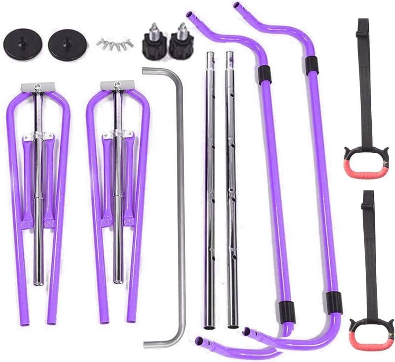 FBsport Gymnastics Bars for Kids with Adjustable Height, Folding Gymnastic Equipment Training Kip Bar, Junior Expandable Horizontal Monkey Bar for Home Practice