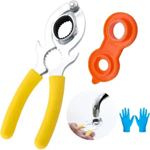 Faucet Aerator Removal wrench with gloves,Faucet Bubbler Wrench Aerator Disassembly Wrench Tool for Kitchen Sink Bathroom Tap Aerator, Installing Faucet Removal Repair Spanner Tool