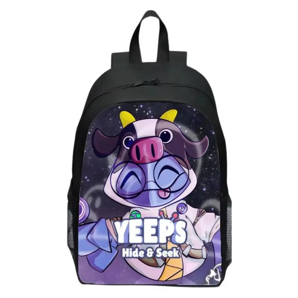 Yeeps Hide and Seek Backpacks Student Birthday Gift Bags Large Capacity Camping Durable Rucksack