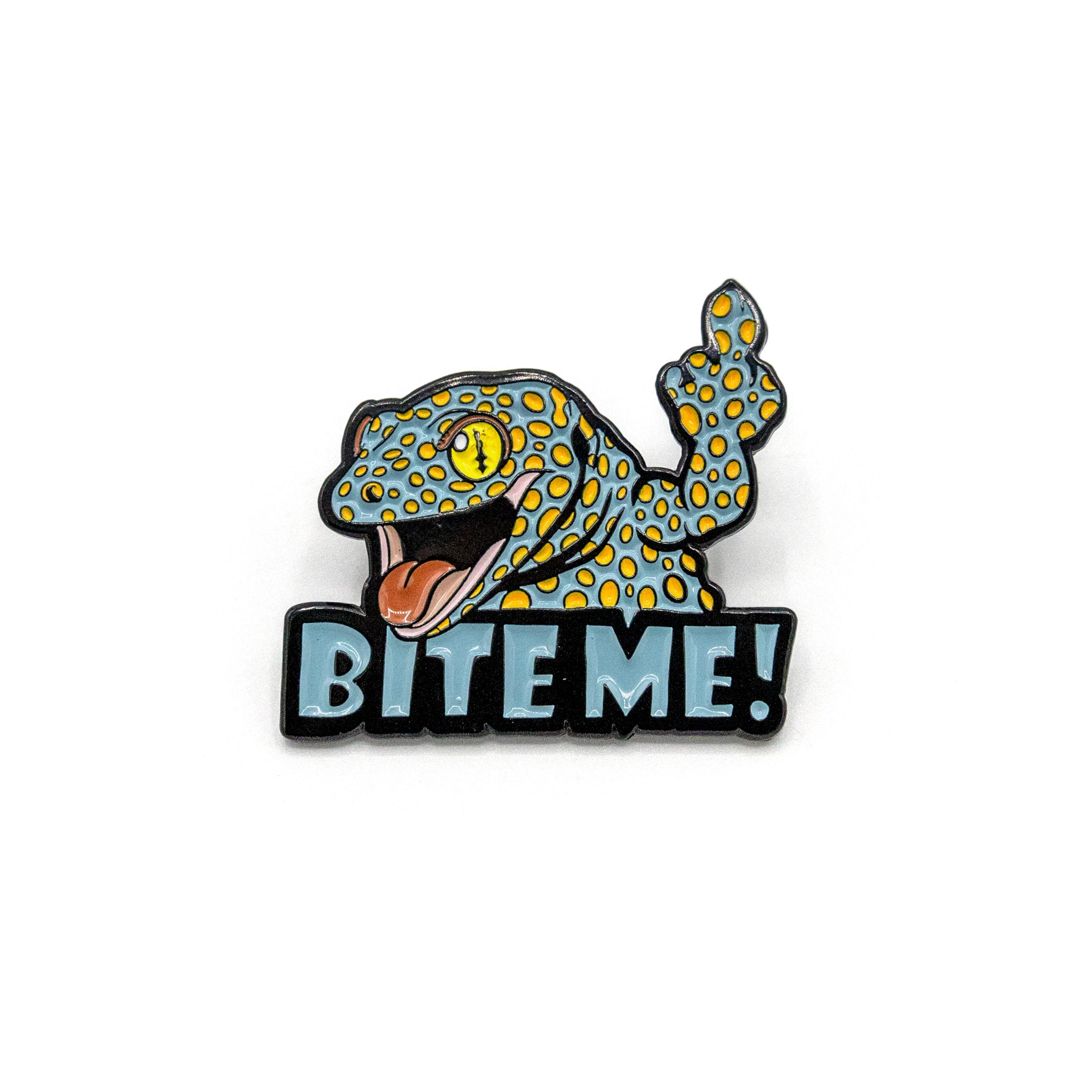 "Bite Me" Tokay Gecko Pin