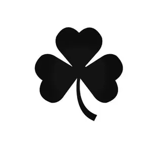 irish american shamrock flag ireland  vinyl decal sticker 5"