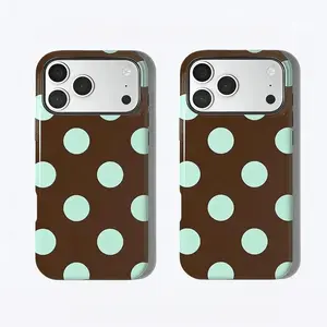 chocolate mint phone case for use with iPhone 17 air 16 Pro max 15 plus 14 Pro 13/12/11/X/XR/XSMAX y Samsung Galaxy S25 ultra S24 plus S23 FE S22/S21 creative design fresh new model
