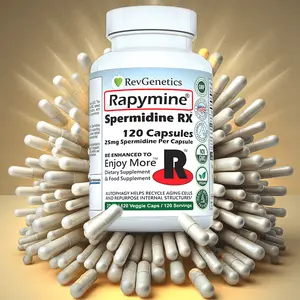 Spermidine Supplement: Rapymine 25mg Spermidine Per Capsule - 120 Capsules Dietary Supplement Edible Fitness Natural Healthcare Optimum Vitamin