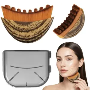 Face Lymphatic Contour Brush for Sculpting - Enhance Your Contouring with Precision