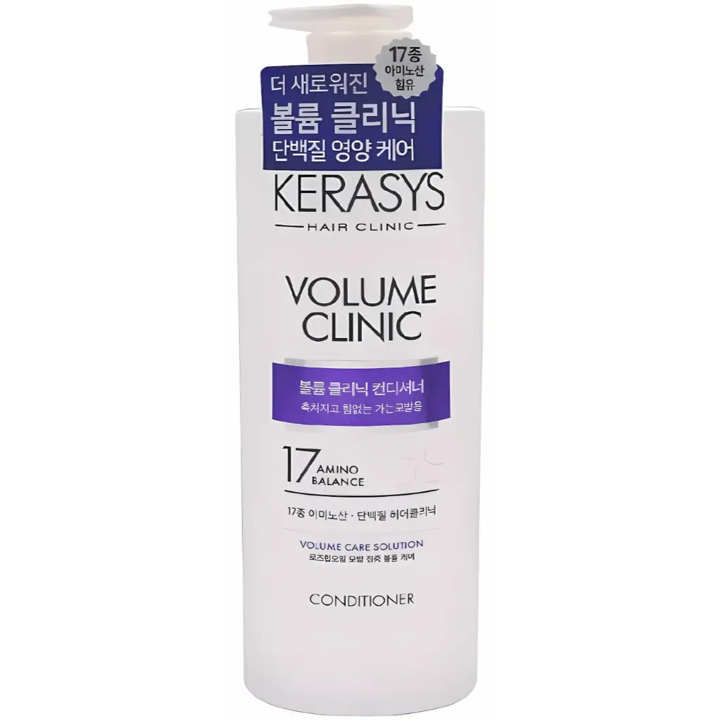 KERASYS Volume Clinic Shampoo & Conditioner Set, Volumizing Haircare for Fine Hair that Adds Body with Botanical Extracts & Avocado Oil, 2 x 25.4oz, Argan Oil, Cranberry Extract