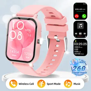 2 pcs 1.83 inch Smart watch, wireless talking/dialing, multi-sport mode, message notifications, call reminder and rejection, wearable multi-functional smartwatch with high-definition touchscreen ,Outdoor Sports,Suitable for men and women.