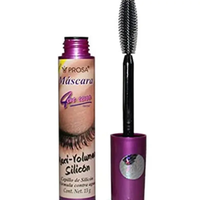 Mascara para pestañas Maxi Volumen Silicón PROSA Makeup Jojoba Cosmetic