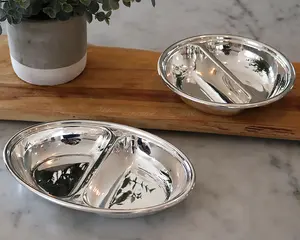 Hôtel Silver Vintage Divided Dish