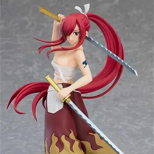 17cm Fairy Tail Elza Scarlet Sexy Anime Action Figure PVC Figures Toys Collection For Christmas Gift