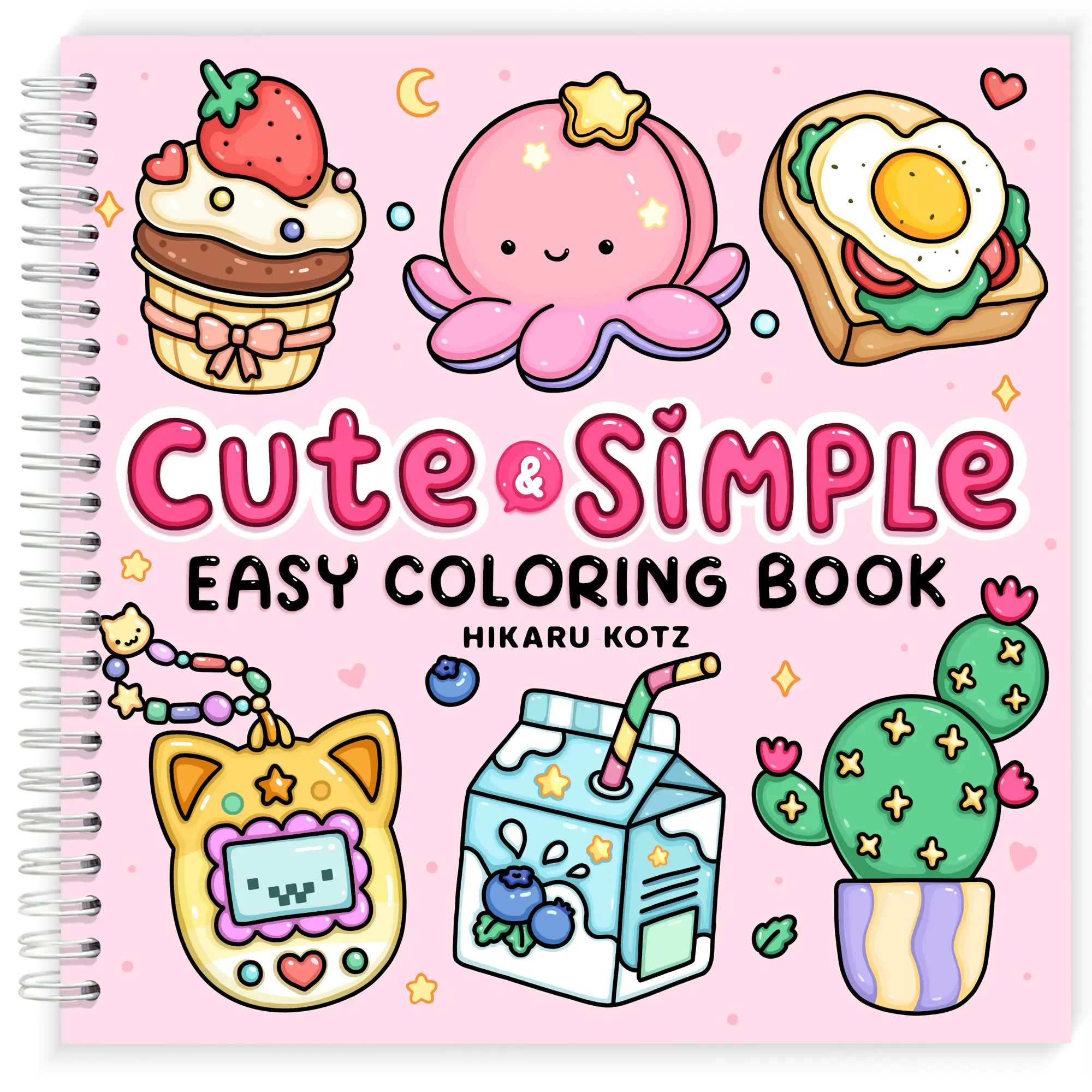Cute & Simple Easy Coloring Book Cute & Simple Easy Coloring Book