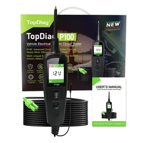 P100 24V 12V Probe Pen Car Tester Voltage Resistant Test Circuit Ignition Battery Scanner Diagnostic Tools Auto Accessories other inflatables electrical circuit Car Circuit Vehicle Automotive