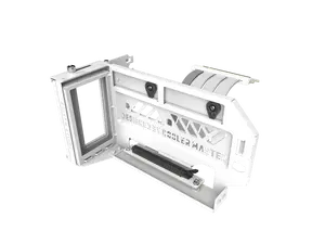 Cooler Master MasterAccessory Vertical Graphics Card Holder Kit V3 White with Premium Riser Cable PCI-E 4.0 x16 - 165mm, Compatibility PCIe 4.0 and older for E-ATX, ATX , Micro ATX Chassis (MCA-U000R-WFVK03)