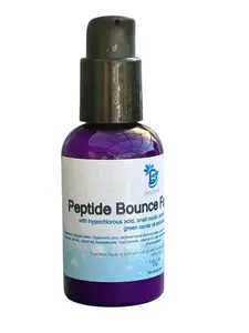 Diva Stuff Peptide Bounce Facial Serum With Hypochlorous Acid, Green Caviar Oil, Snail Mucin , Niacinamide and More, 2 oz