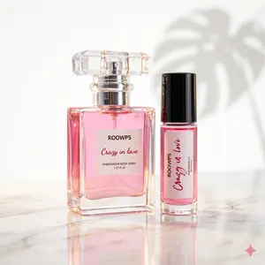 Smelling like a magical marshmallow unicorn ROOWPS Date Night Fragrance Duo: Full Size Spray & Portable Roll-On Oil Bundle — Perfect Gift for Her!