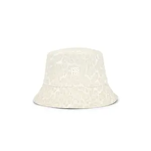 ANINE BING Nicks Bucket Hat in Washed White Leopard
