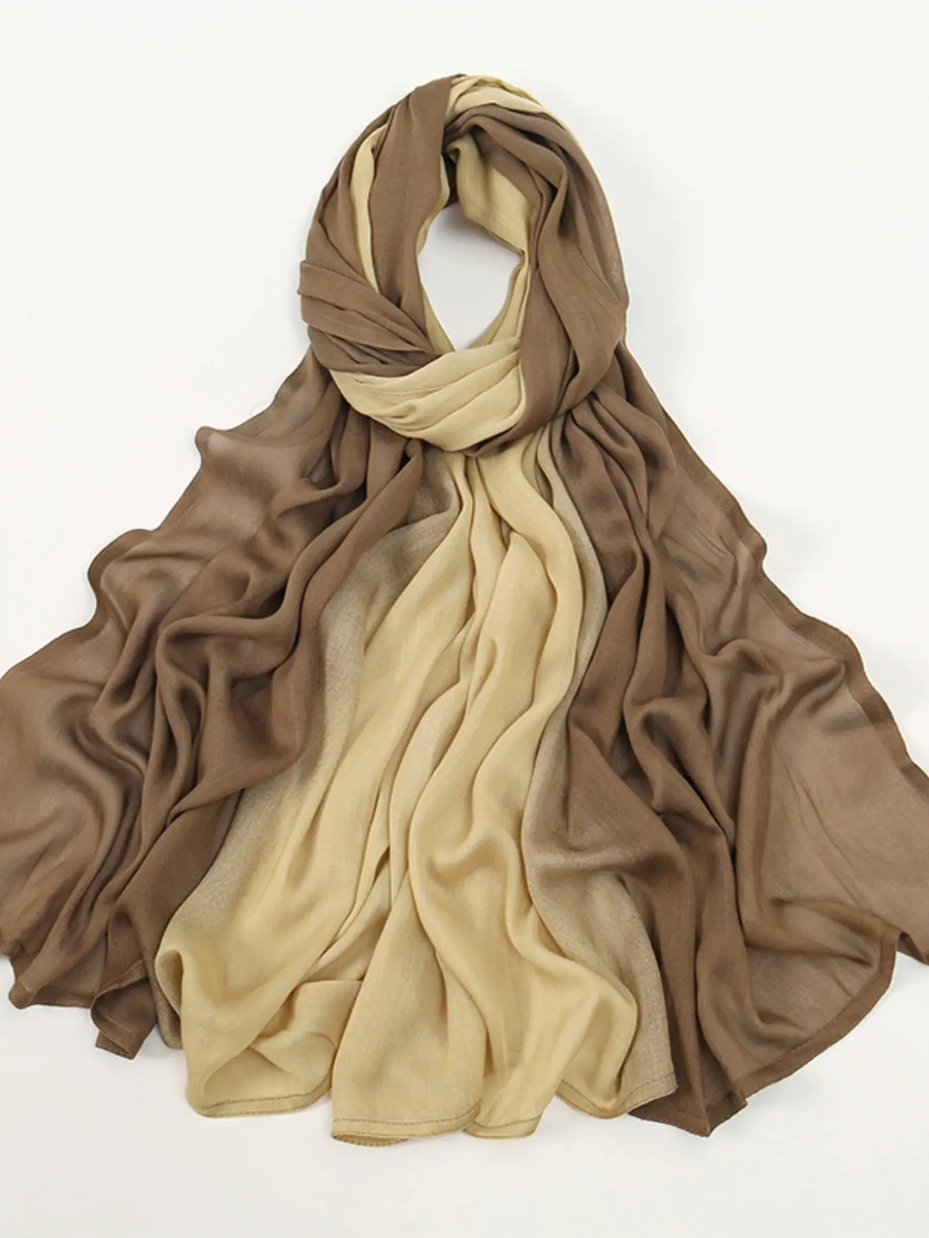 Women's Anti-Wrinkle Cotton Sunscreen Headscarf 90x180cm Beach Atmosphere Bandana Multi-Use Shawl Hairband Versatile Decorative Scarf Hijab Boho Style Scarf Fashion Hair Scarves