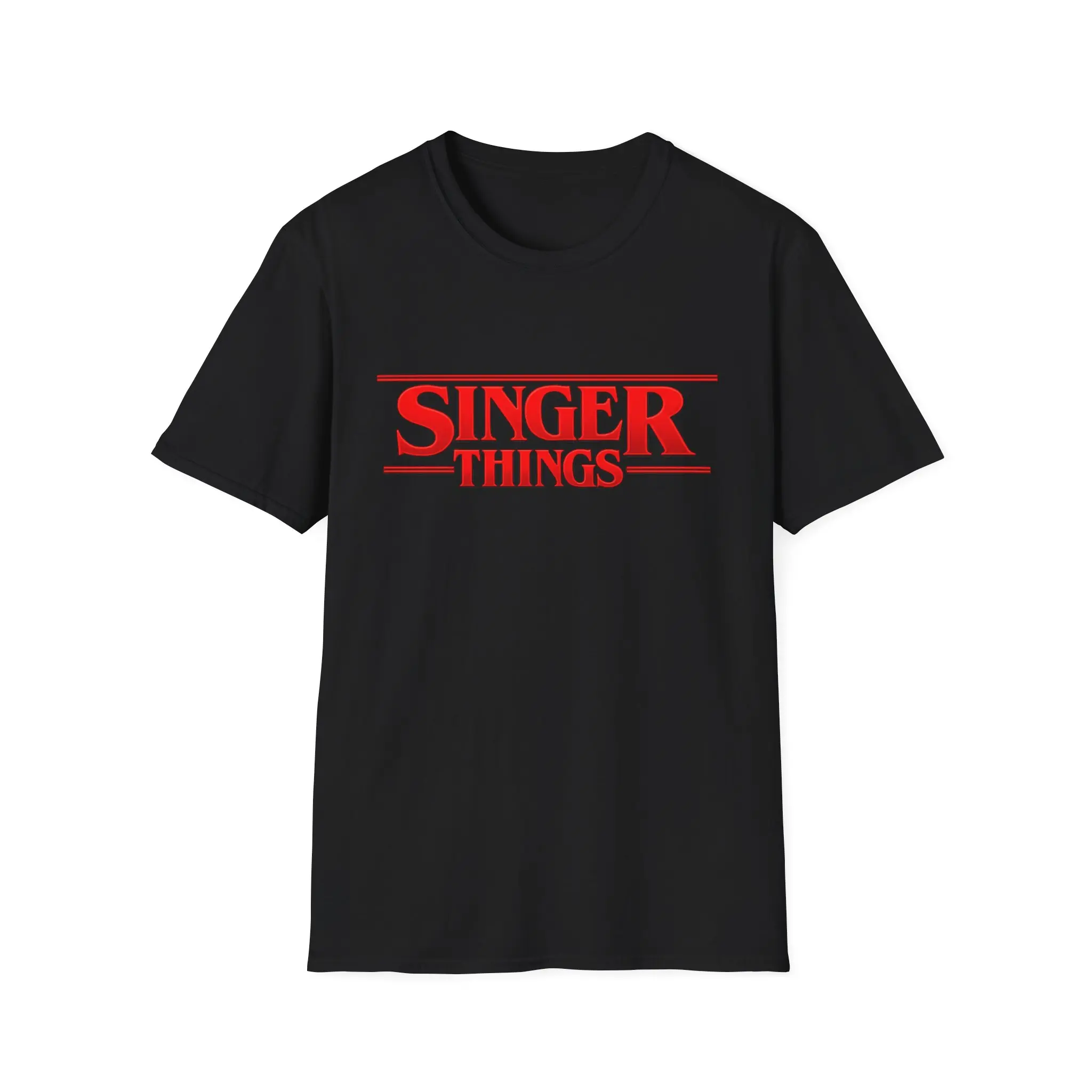 Singer Things T-Shirt | Vintage Red Logo music tee