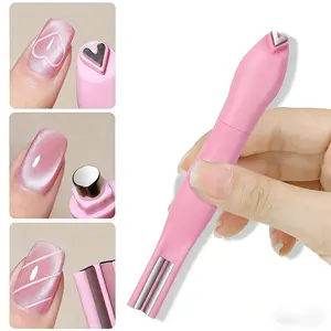 3-in-1 Cat Eye Magnet,Heart Moon Pattern Design,Made from Durable Plastic And Magnetic Materials,Scent-Free Gel Polisher,for Salon, Studio or Home,Holiday haul