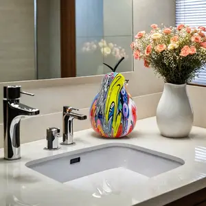 High-Gloss Resin Sculpture, Artistic Home Decor, Living Room & Study Desk Decoration, Unique High-End Furniture Accessory