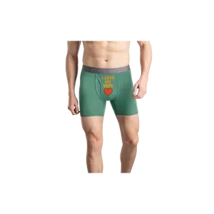 Men's 360 Stretch Coolsoft Custom Boxer Briefs – Funny, Romantic & Holiday Gift Designs