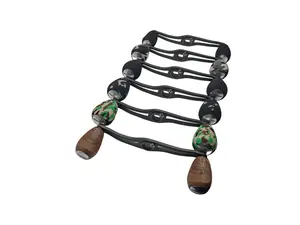 Lightweight Swept Aluminum Baitcasting Reel Handle – 100mm with Cork or EVA Foam Knobs