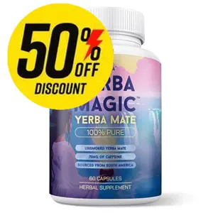Yerba Magic Capsules – Pure Yerba Mate 5-in-1 Superblend Wellness Supplement, Clean Natural Energy Boost for Health & Nutrition Support