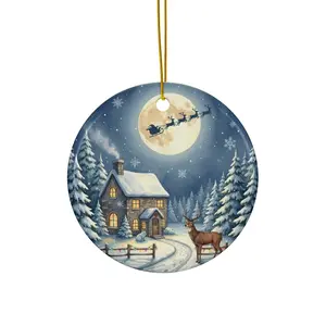 Winter Wonderland Ceramic Ornament