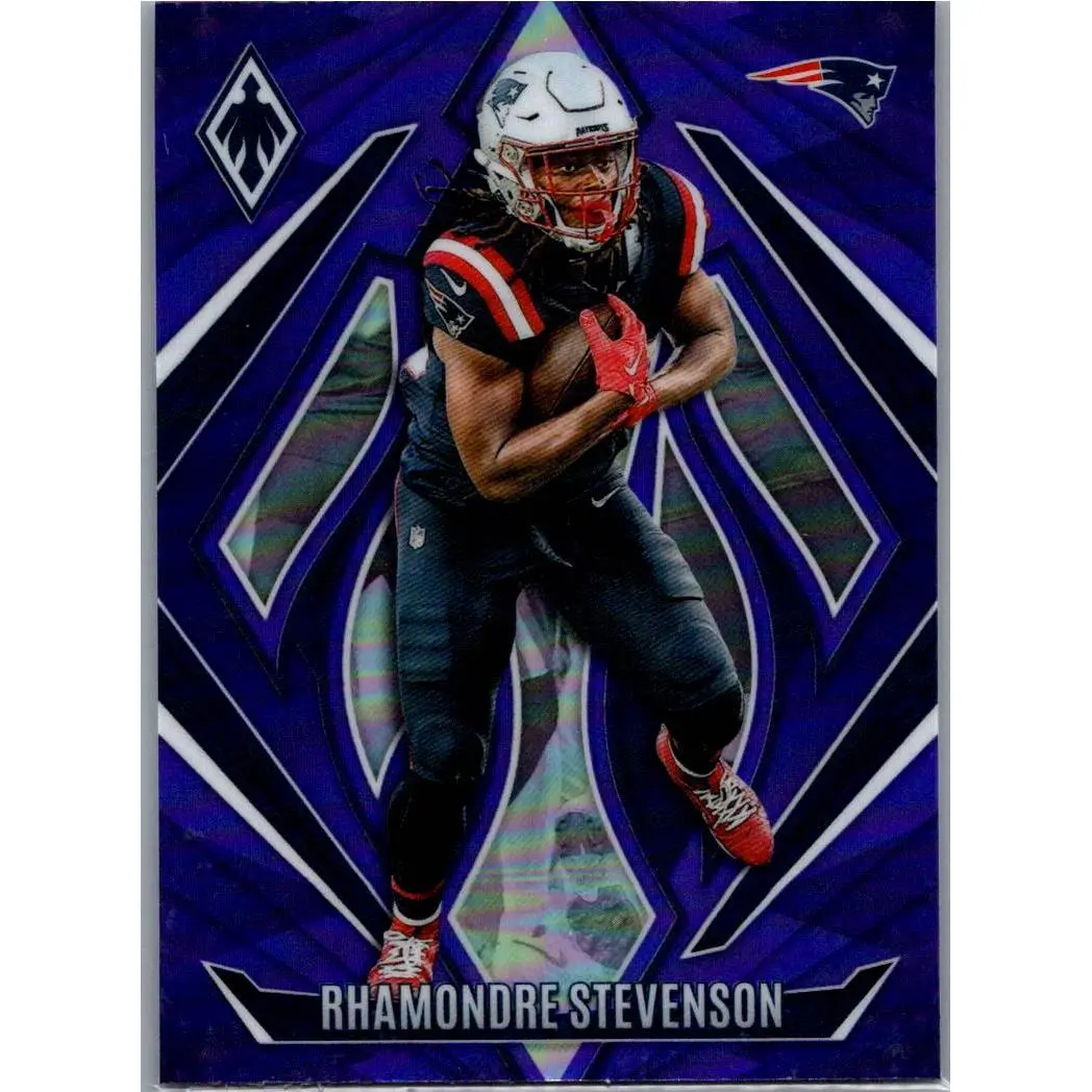 2024 Panini Phoenix #124 Rhamondre Stevenson Purple