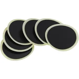 24Pcs Black Bike Tire Patch Kit,Glueless Bike Repair Patch, Round Bike Tube Patches, Bike Inner Tube Repair Kit, Bike Patch Kit for Road and Mountain Bikes Tire Repair Kits, Cycling Tires Tubes