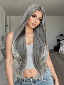 32 Inch Long Loose Curly Wig, Natural Looking No Bangs, High Temperature Resistant Fiber, Suitable for All Seasons, Synthetic Material Wigs, Synthetic Hair, Heat Resistant Wigs