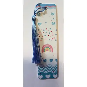 Heart and Rainbow Bookmark
