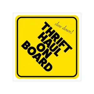 Thrift Store Haul On Board - Baby on Board Bumper Sticker